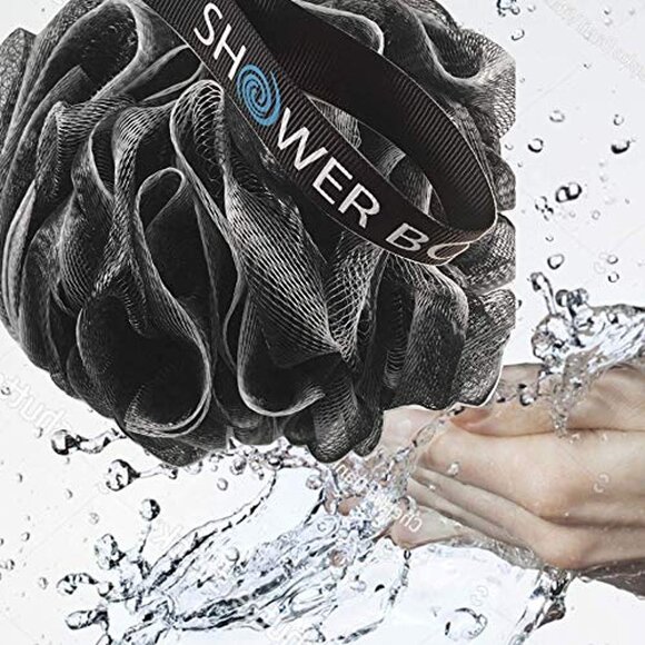 Shower Bouquet 4-PACK Loofahs Men Women Bath Sponge Exfoliating Body Scrubber XL - Picture 6 of 8